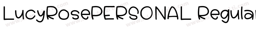LucyRosePERSONAL Regular字体转换